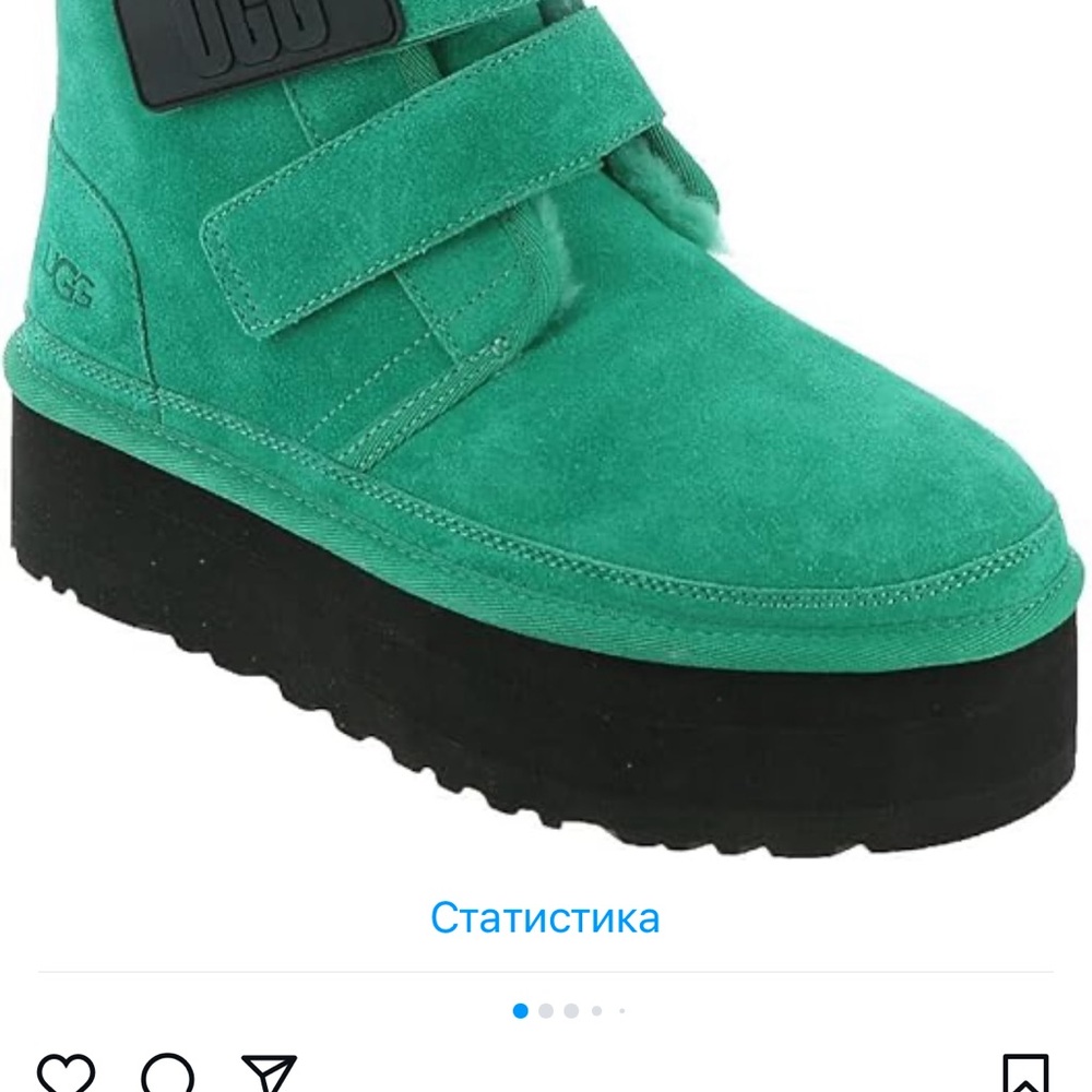 UGG Black Platform Boots